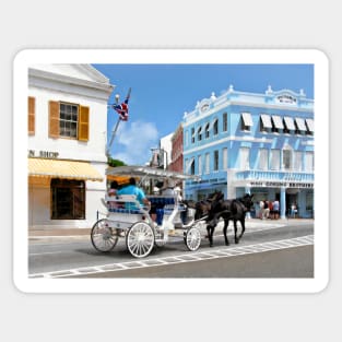 Hamilton Bermuda - Carriage Ride Sticker